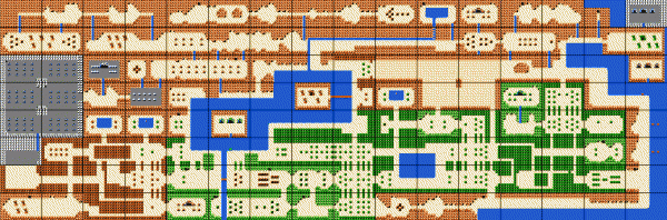 Carte de The Legend of Zelda