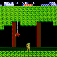 La vue de profil de Zelda 2 - The adventure of Link