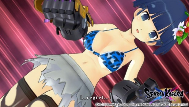 Senran Kagura Shinovi Versus Yozakura ripped clothes