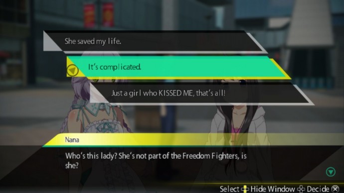 Akiba's Trip Undead & Undressed choix dialogue