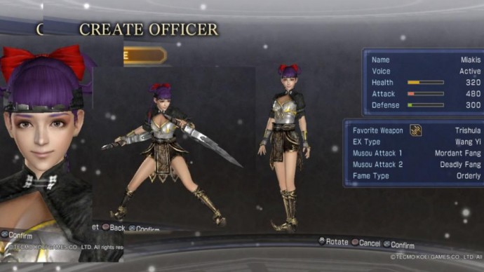 Dynasty Warriors 8 Empires mode création