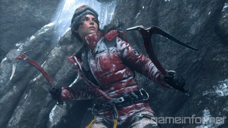 Lara Croft dans Rise of the Tomb Raider