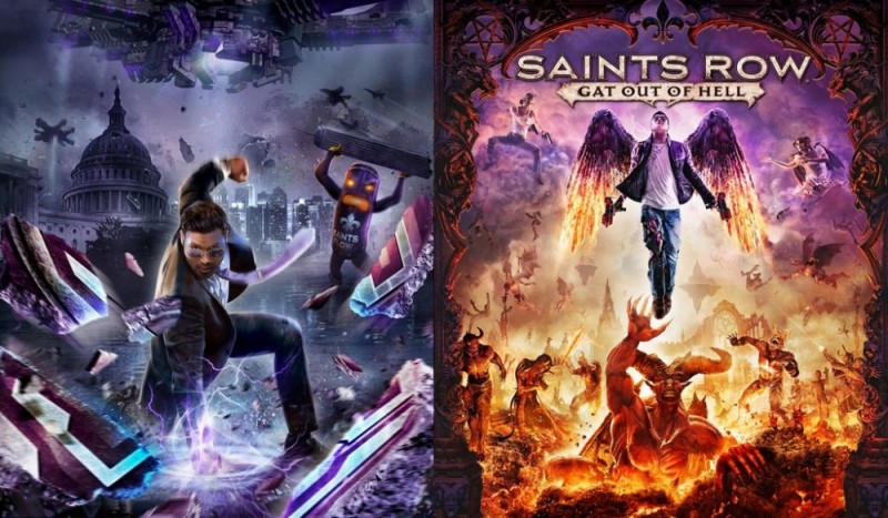 Saints Row IV Re-elected & Gat out of Hell - Jaquette