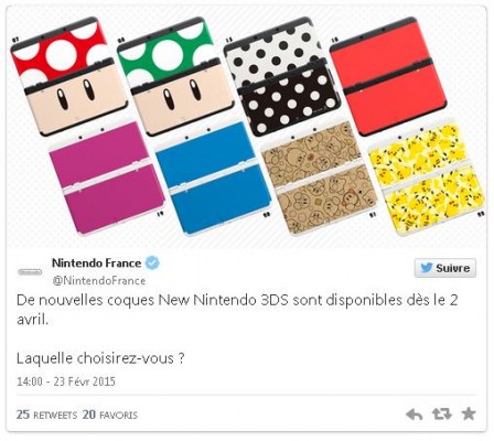 Nouvelle coque new Nintendo 3ds