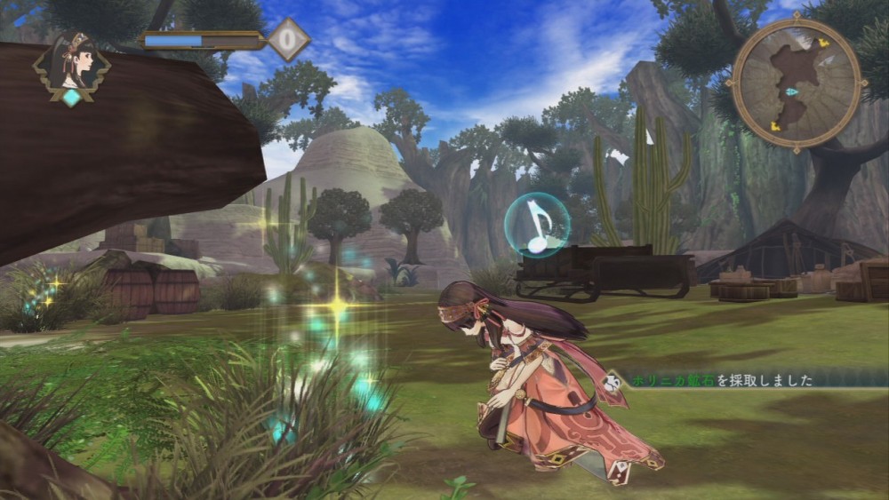 Atelier Shallie récolte ingrédients