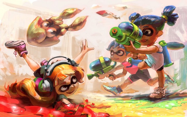 Splatoon fan art héroïnes calamar