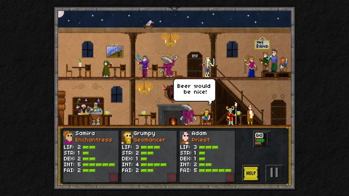 Pixel Heroes taverne