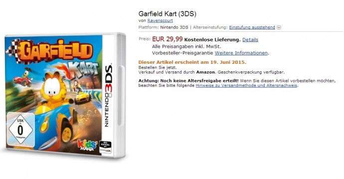 Garfield Kart Amazon Allemagne New Game Plus (02)