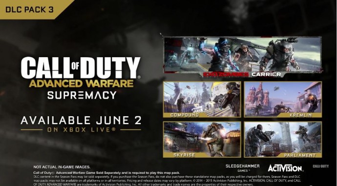 Call of Duty Advanced Warfare, le 3ème DLC, Supremacy, s'offre un trailer - New Game Plus - Supremacy contenu