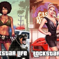 GTA V pin-up fan art