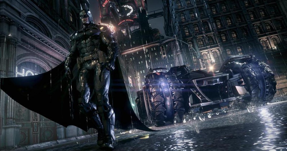 La batmobile dans Batman Arkham Knight