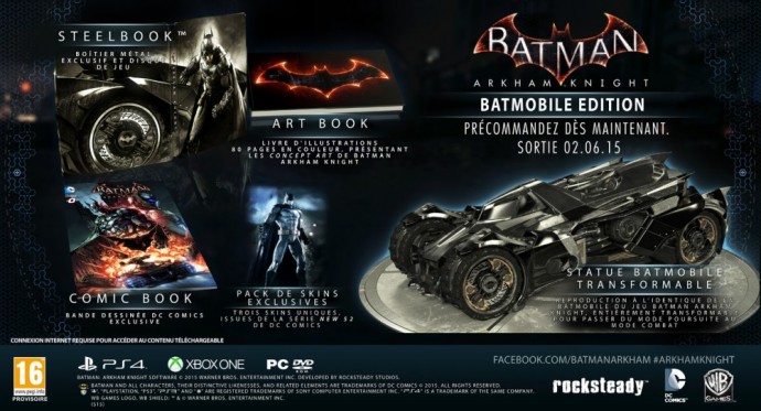 Batman Arkham Knight Batmobile Edition