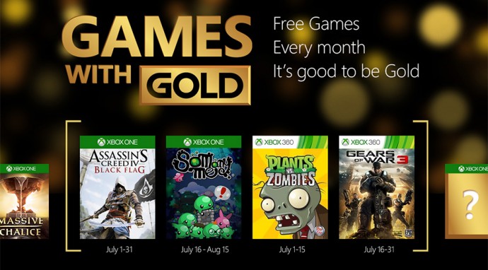 Games With Gold juillet 2015