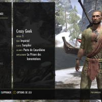 The Elder Scrolls Online - Tamriel Unlimited personnage