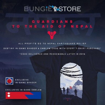 destiny t-shirt nepal