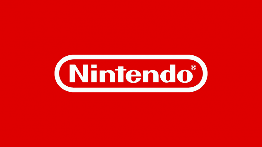 Nintendo Logo sur fond rouge