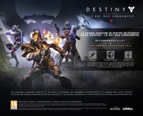 Destiny le roi des corrompus edition numerique