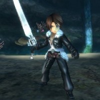 Squall dans Final Fantasy explorers