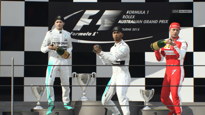 Les podiums de F1 2015