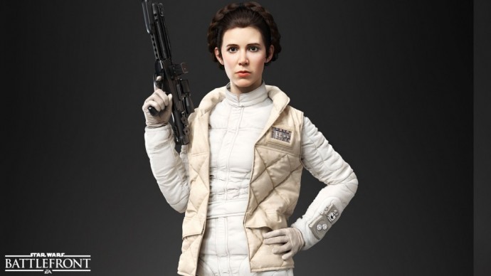 Leia dans Star Wars Battlefront