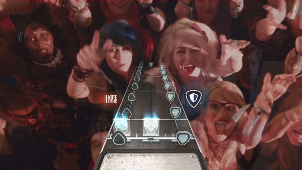 Un concert en temps réel dans Guitar Hero Live