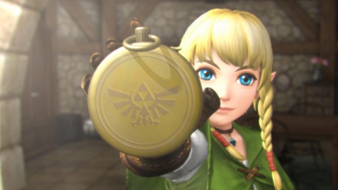 Linkle et sa boussole dans Hyrule Warriors: Legends