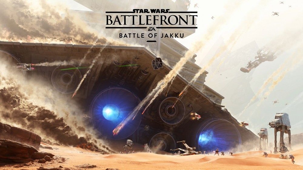 Star Wars Battlefront bataille de Jakku