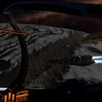 Dans les sillons d'une planète dans Elite Dangerous: Horizons