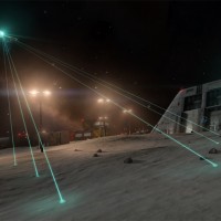 Les lasers du vaisseau font des recherches dans Elite Dangerous: Horizons