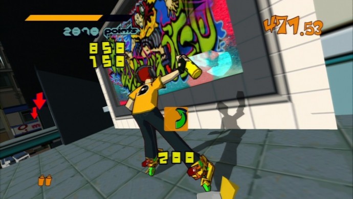 Jet Set Radio graffiti