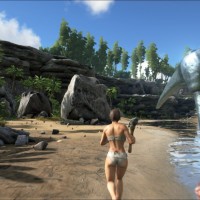 Joueuse dans Ark