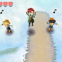 story of seasons plusieurs personnages sur la neige