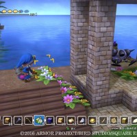 Dragon Quest Builders héros construit une tour en bois