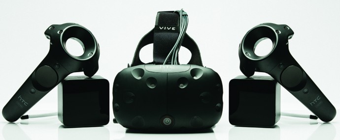 Le nouveau HTC Vive et ses contrôleurs