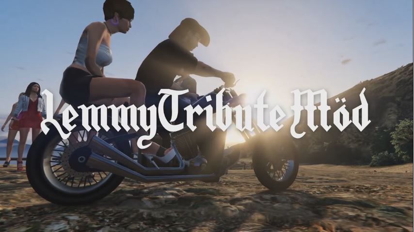 Lemmy sur sa moto GTA V