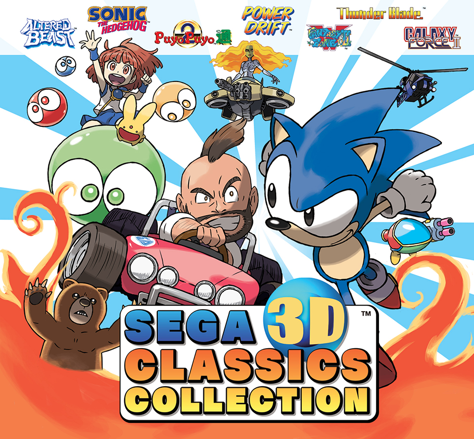 SEGA 3D Classics Collection covert art de Ken Sugimori