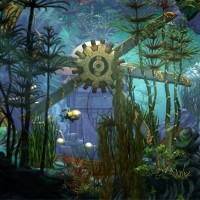 Song of the Deep sous marin anciennes ruines