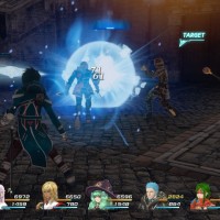 Star Ocean: Integrity and Faithlessness attaque groupée en plein combat