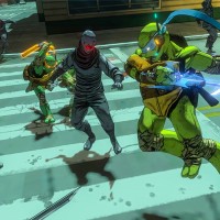 TMNT: Mutants in Manhattan Leonardo va couper en deux des hommes de Shredder