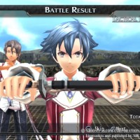 The Legend of Heroes Trails of Cold Steel écran de résultat de combat Rean range son katana