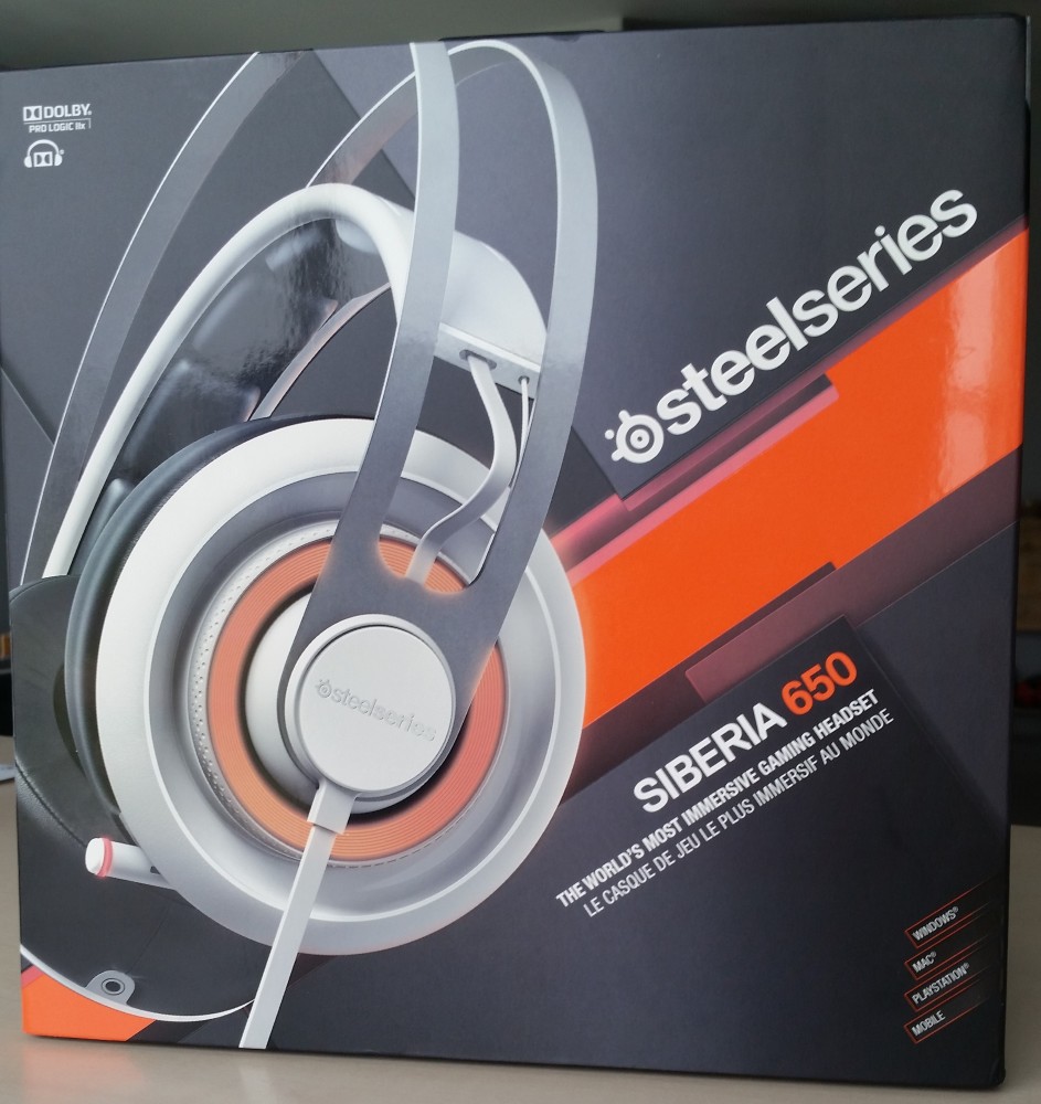 La boite Siberia 650 de Steel Series