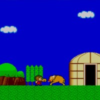 Alex Kidd in Miracle World Alex frappe un boeuf