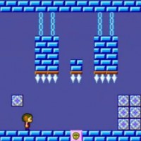 Alex Kidd in Miracle World pièges à piques dans un chateau