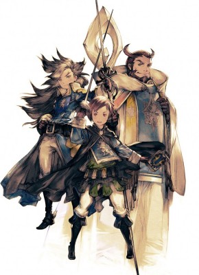 Bravely Second: End Layer Les Trois Cavaliers artwork