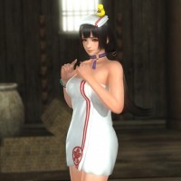 Dead or Alive 5 Last Round Naotora avec une serviette de bain