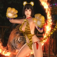 Dead or Alive 5 Last Round Naotora en costume de tigresse