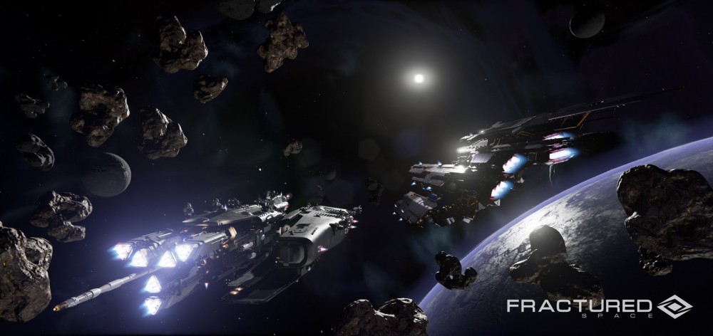 Fractured Space vaisseaux dans l'espace