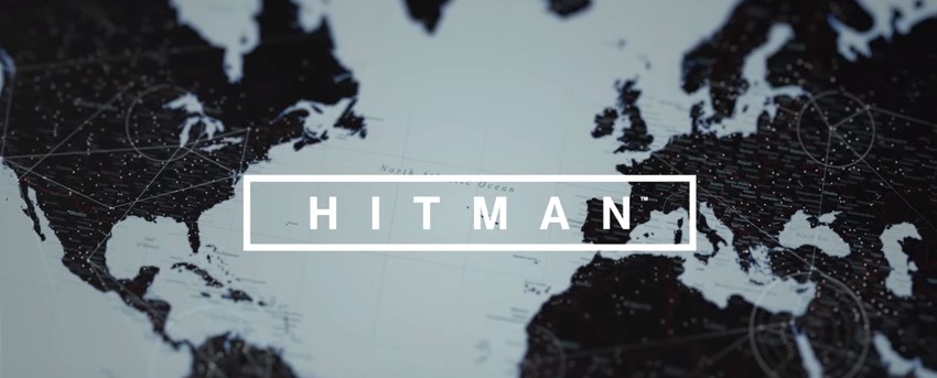 Hitman logo sur carte du monde