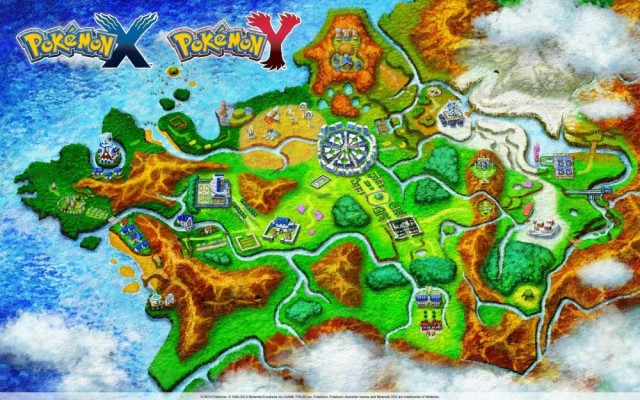 Pokémon carte de Kalos