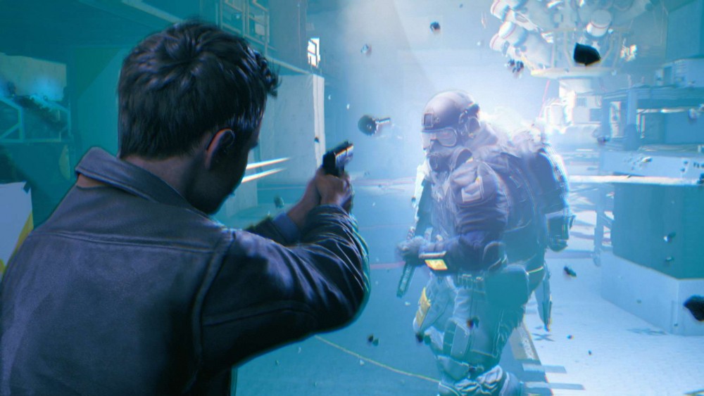 Quantum Break héros tire sur ennemi